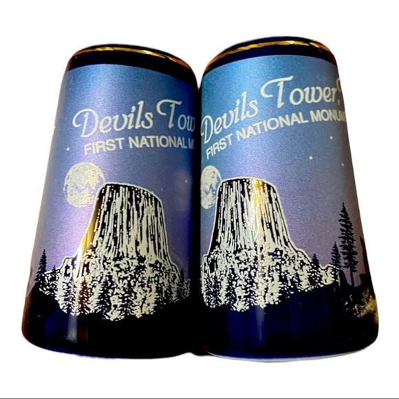 Other - Vintage Devils Tower national monument shaker set